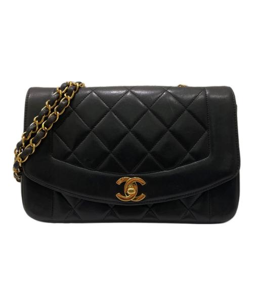 CHANEL（シャネル）CHANEL (シャネル) ダイアナフラップ チェーンショルダーバッグ ブラックの古着・服飾アイテム