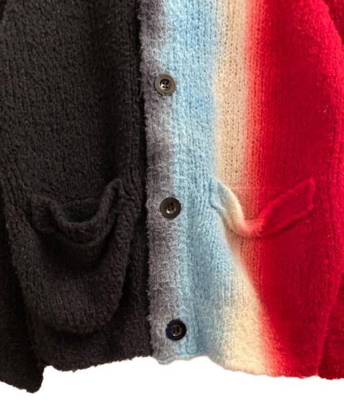 sacai（サカイ）sacai (サカイ) タイダイニットカーディガン ブラック サイズ:3の古着・服飾アイテム