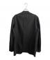 Maison Margiela (メゾンマルジェラ) バージンウール ノーカラージャケット ブラック サイズ:46：75000円
