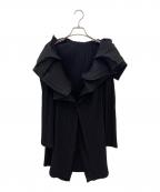 ISSEY MIYAKEイッセイミヤケ）の古着「プリーツコート」｜ブラック
