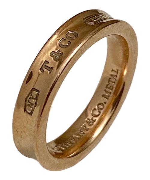 TIFFANY & Co.（ティファニー アンド コー）TIFFANY & Co. (ティファニー アンド コー) 1837　ナローリング ピンク×ゴールド サイズ:7.5号の古着・服飾アイテム