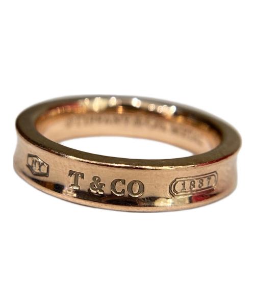 TIFFANY & Co.（ティファニー アンド コー）TIFFANY & Co. (ティファニー アンド コー) 1837　ナローリング ピンク×ゴールド サイズ:7.5号の古着・服飾アイテム