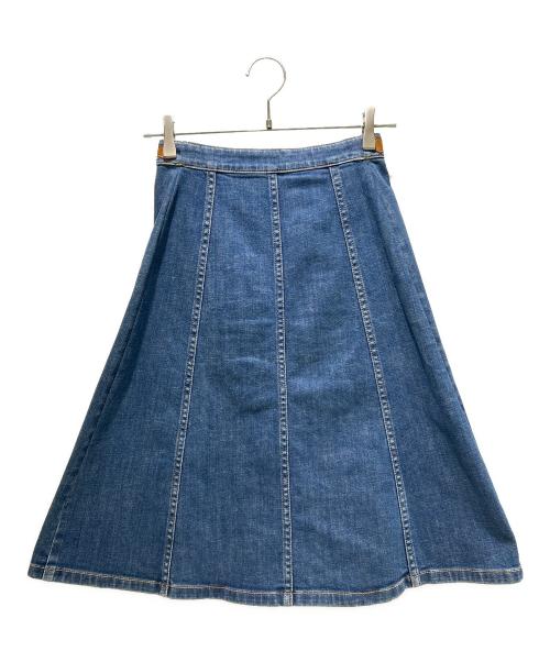 LOUIS VUITTON（ルイ ヴィトン）LOUIS VUITTON (ルイ ヴィトン) デニムスカート インディゴ サイズ:36の古着・服飾アイテム