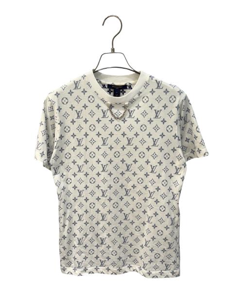 LOUIS VUITTON（ルイ ヴィトン）LOUIS VUITTON (ルイ ヴィトン) チェーン付モノグラムTシャツ ライトグレー サイズ:Sの古着・服飾アイテム