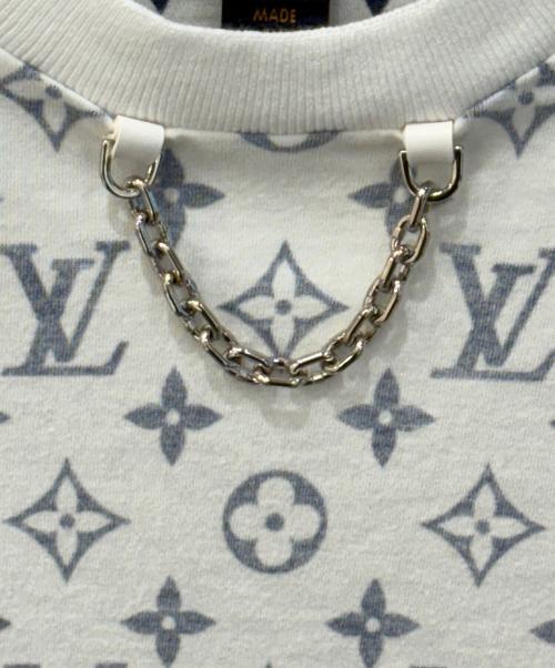 LOUIS VUITTON（ルイ ヴィトン）LOUIS VUITTON (ルイ ヴィトン) チェーン付モノグラムTシャツ ライトグレー サイズ:Sの古着・服飾アイテム