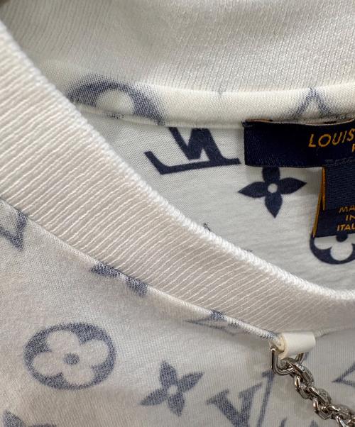 LOUIS VUITTON（ルイ ヴィトン）LOUIS VUITTON (ルイ ヴィトン) チェーン付モノグラムTシャツ ライトグレー サイズ:Sの古着・服飾アイテム