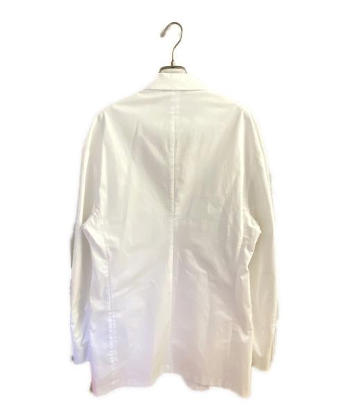 DOLCE & GABBANA（ドルチェ＆ガッバーナ）DOLCE & GABBANA (ドルチェ＆ガッバーナ) コットンチェスターコート ホワイト サイズ:50の古着・服飾アイテム