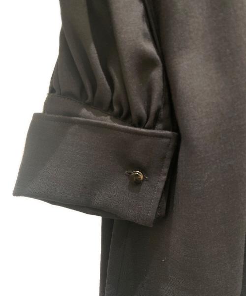 MaxMara（マックスマーラ）MaxMara (マックスマーラ) スモックパネル マキシドレス ブラック サイズ:44の古着・服飾アイテム