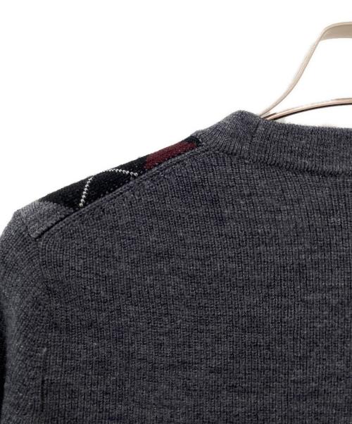 GANNI（ガニー）GANNI (ガニー) アーガイルカーディガン グレー サイズ:XSの古着・服飾アイテム