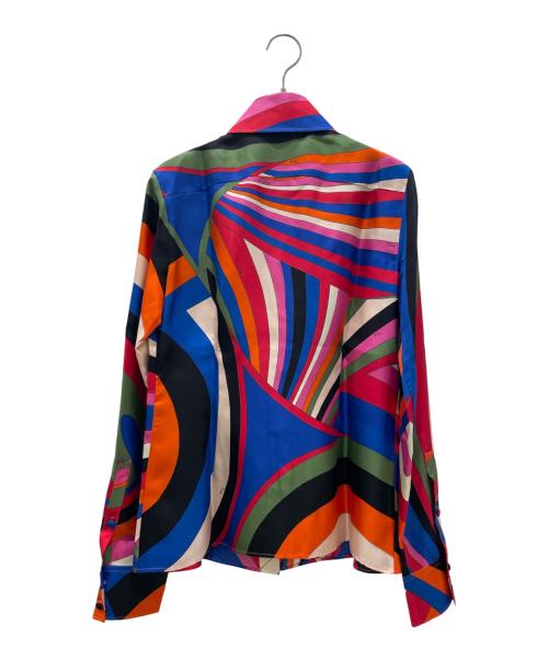 Emilio Pucci（エミリオ プッチ）Emilio Pucci (エミリオ プッチ) 23FW イライドプリントロングスリーブシャツ マルチカラー サイズ:40の古着・服飾アイテム