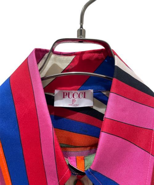 Emilio Pucci（エミリオ プッチ）Emilio Pucci (エミリオ プッチ) 23FW イライドプリントロングスリーブシャツ マルチカラー サイズ:40の古着・服飾アイテム