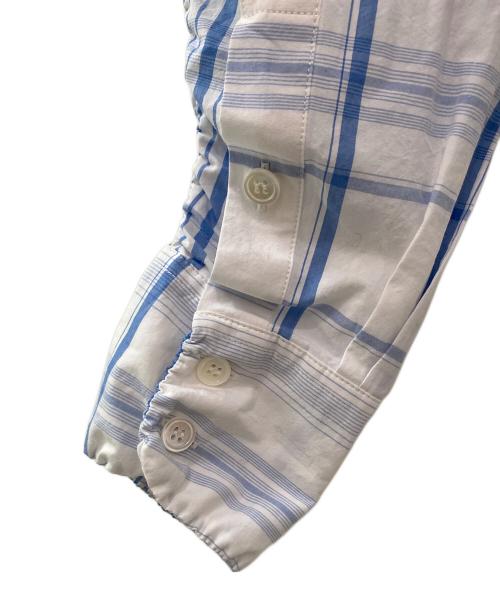 MARNI（マルニ）MARNI (マルニ) ギャザーブラウス ブルー サイズ:40の古着・服飾アイテム