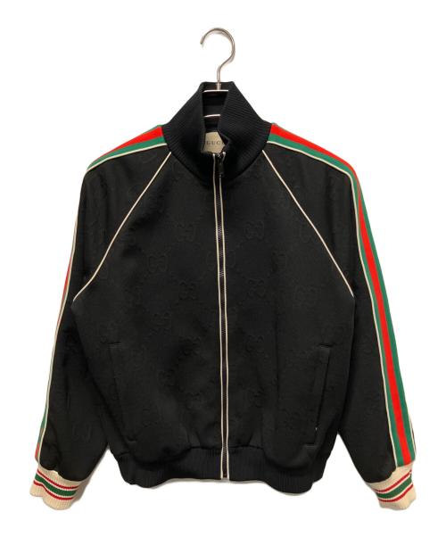 GUCCI（グッチ）GUCCI (グッチ) GGジャージージャカード ジップジャケット ブラック サイズ:XSの古着・服飾アイテム