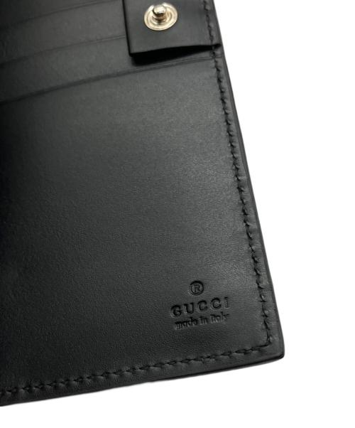 GUCCI（グッチ）GUCCI (グッチ) グッチシマ/ロングウォレット ブラックの古着・服飾アイテム