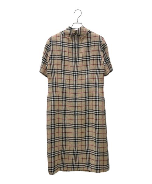 BURBERRY LONDON（バーバリーロンドン）BURBERRY LONDON (バーバリーロンドン) ノバチェック ワンピース/バーバリーチェック ベージュ サイズ:13の古着・服飾アイテム