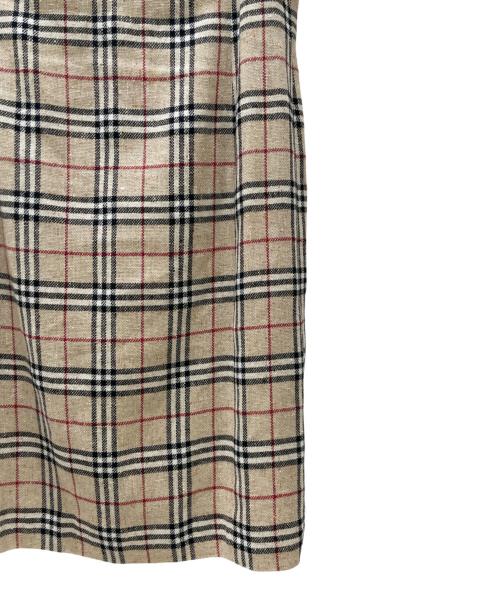 BURBERRY LONDON（バーバリーロンドン）BURBERRY LONDON (バーバリーロンドン) ノバチェック ワンピース/バーバリーチェック ベージュ サイズ:13の古着・服飾アイテム