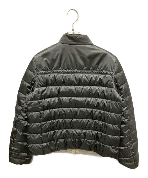 PRADA（プラダ）PRADA (プラダ) ロゴプレートダウンジャケット オリーブ サイズ:42の古着・服飾アイテム