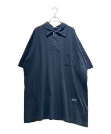 Maison Margiela（メゾンマルジェラ）の古着「Oversized Polo Shirt/オーバーサイズポロシャツ/S50GL0060M20061」｜ブラック