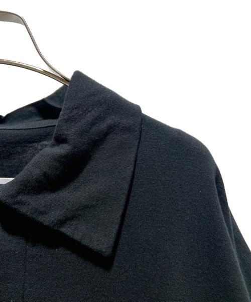 Maison Margiela（メゾンマルジェラ）Maison Margiela (メゾンマルジェラ) Oversized Polo Shirt/オーバーサイズポロシャツ/S50GL0060M20061 ブラック サイズ:XLの古着・服飾アイテム