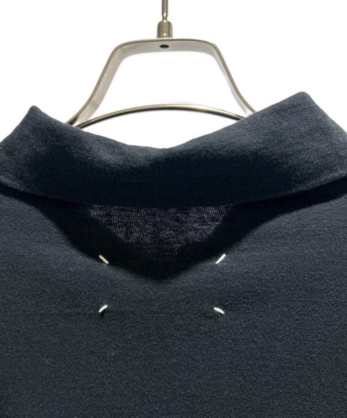 Maison Margiela（メゾンマルジェラ）Maison Margiela (メゾンマルジェラ) Oversized Polo Shirt/オーバーサイズポロシャツ/S50GL0060M20061 ブラック サイズ:XLの古着・服飾アイテム