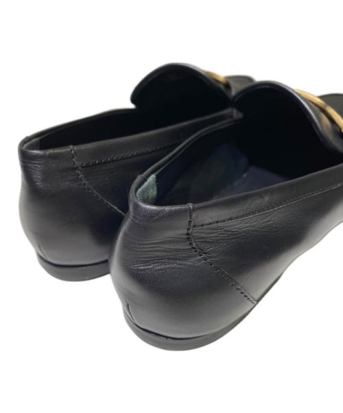 TOD'S（トッズ）TOD'S (トッズ) チェーンストラップローファー ブラック サイズ:37の古着・服飾アイテム