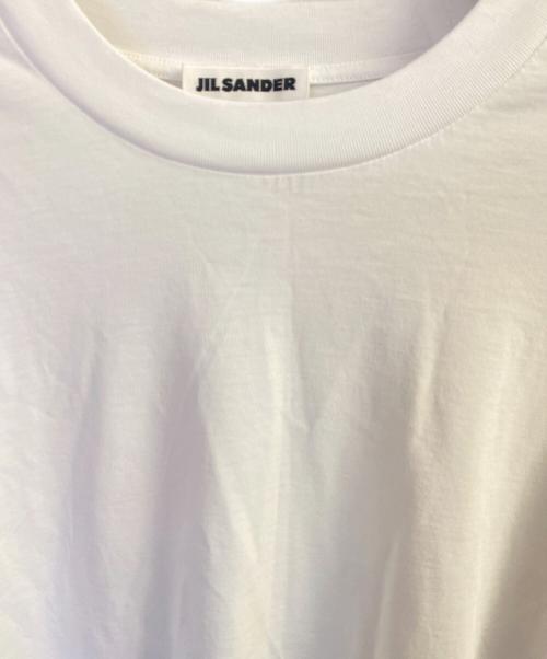 JIL SANDER（ジルサンダー）JIL SANDER (ジルサンダー) 半袖カットソー ホワイト サイズ:Mの古着・服飾アイテム