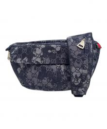 GUCCI（グッチ）の古着「GGデニムベルトバッグ/GG denim large belt bag」｜インディゴ