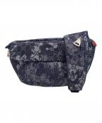 GUCCIグッチ）の古着「GGデニムベルトバッグ/GG denim large belt bag」｜インディゴ