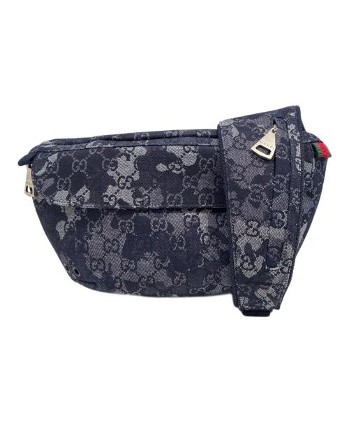 GUCCI（グッチ）GUCCI (グッチ) GGデニムベルトバッグ/GG denim large belt bag インディゴの古着・服飾アイテム