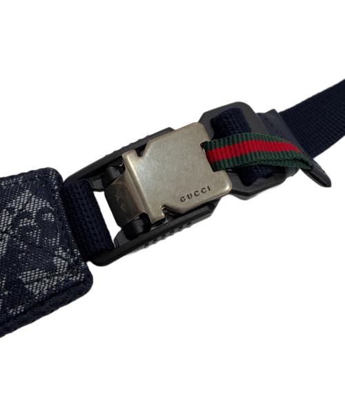 GUCCI（グッチ）GUCCI (グッチ) GGデニムベルトバッグ/GG denim large belt bag インディゴの古着・服飾アイテム