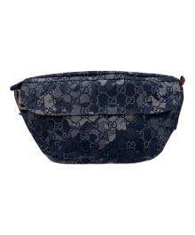 GUCCI（グッチ）の古着「ボディバッグ」｜インディゴ