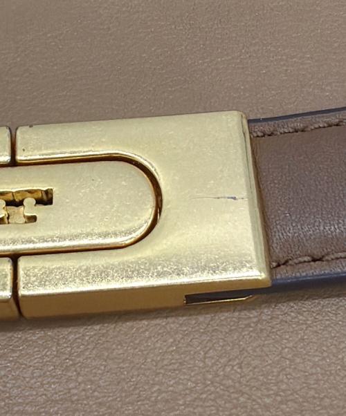 TORY BURCH（トリーバーチ）TORY BURCH (トリーバーチ) リーラジウィルプチダブルバッグ ブラウンの古着・服飾アイテム