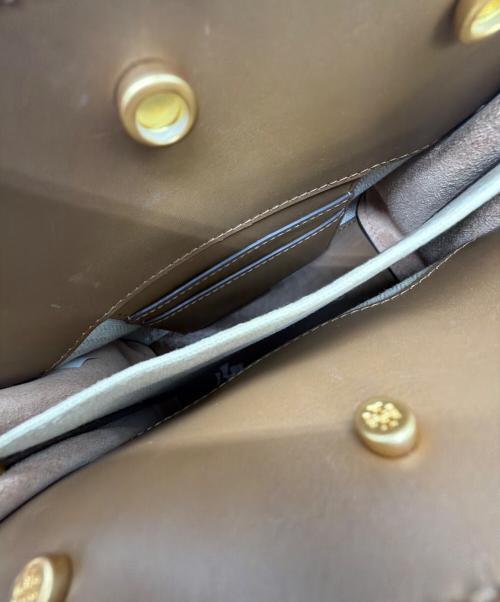 TORY BURCH（トリーバーチ）TORY BURCH (トリーバーチ) リーラジウィルプチダブルバッグ ブラウンの古着・服飾アイテム