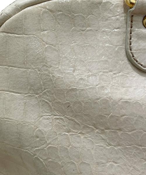 MIU MIU（ミュウミュウ）MIU MIU (ミュウミュウ) ハンドバッグ ベージュの古着・服飾アイテム