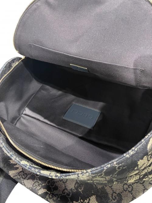 GUCCI（グッチ）GUCCI (グッチ) GGデニムラージバックパック/849008 インディゴの古着・服飾アイテム