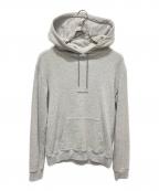 Saint Laurent Parisサンローランパリ）の古着「ロゴプルオーバーパーカー 464581」｜グレー
