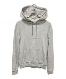 Saint Laurent Paris（サンローランパリ）の古着「ロゴプルオーバーパーカー 464581」｜グレー