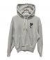 AMI PARIS（アミ パリス）の古着「AMI PARIS × PUMA コラボ ロゴ プルオーバーパーカー」｜グレー