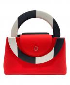 LOUIS VUITTONルイ ヴィトン）の古着「Red×Black  Artycapucines MM Bag by Daniel Buren レッド×ブラック アーティカプシーヌ MM byダニエル・ビュレン」｜レッド