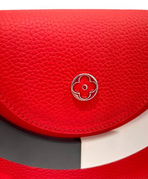 LOUIS VUITTON（ルイ ヴィトン）LOUIS VUITTON (ルイ ヴィトン) Red×Black  Artycapucines MM Bag by Daniel Buren レッド×ブラック アーティカプシーヌ MM byダニエル・ビュレン レッド サイズ:MMの古着・服飾アイテム