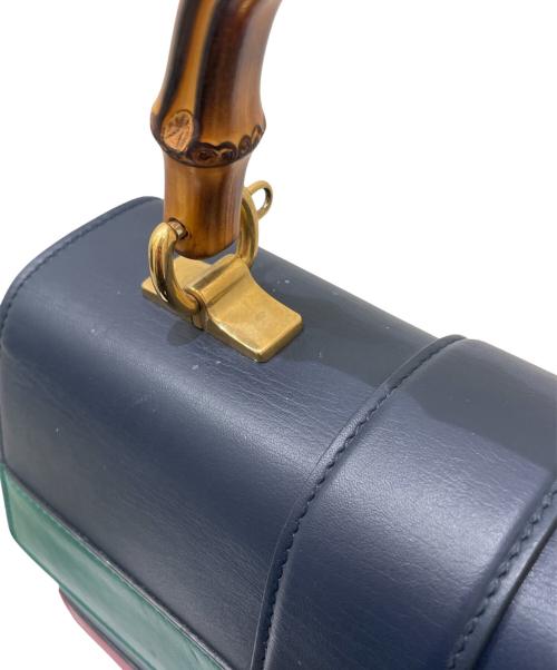 GUCCI（グッチ）GUCCI (グッチ) ディオニュソス /2WAYショルダーバッグ ネイビーの古着・服飾アイテム