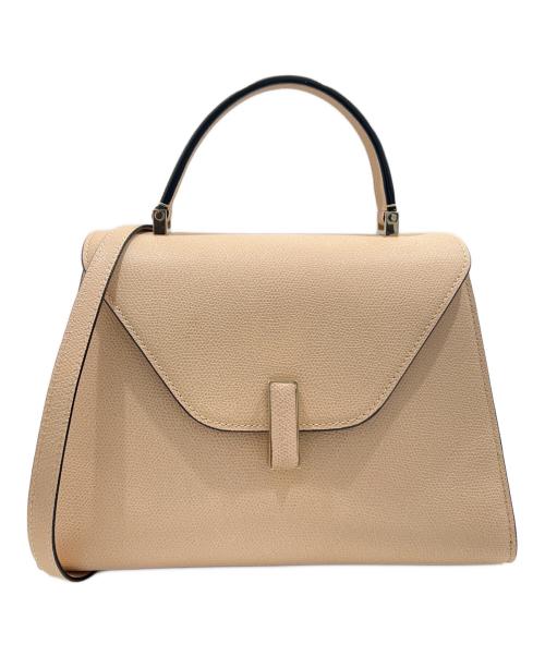 Valextra（ヴァレクストラ）Valextra (ヴァレクストラ) イジィデミディアム/2wayバッグ ベージュ サイズ:ミディアムの古着・服飾アイテム