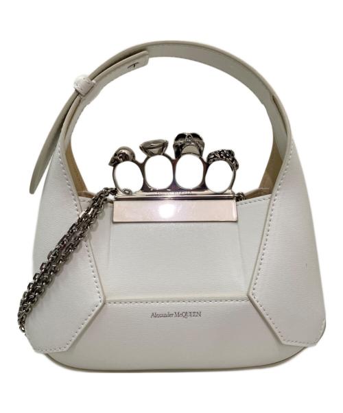 ALEXANDER McQUEEN（アレキサンダーマックイーン）ALEXANDER McQUEEN (アレキサンダーマックイーン) ジュエルホーボー ホワイトの古着・服飾アイテム