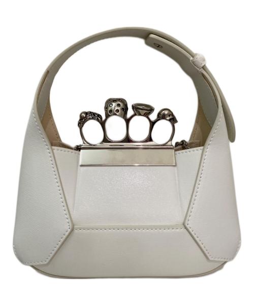 ALEXANDER McQUEEN（アレキサンダーマックイーン）ALEXANDER McQUEEN (アレキサンダーマックイーン) ジュエルホーボー ホワイトの古着・服飾アイテム