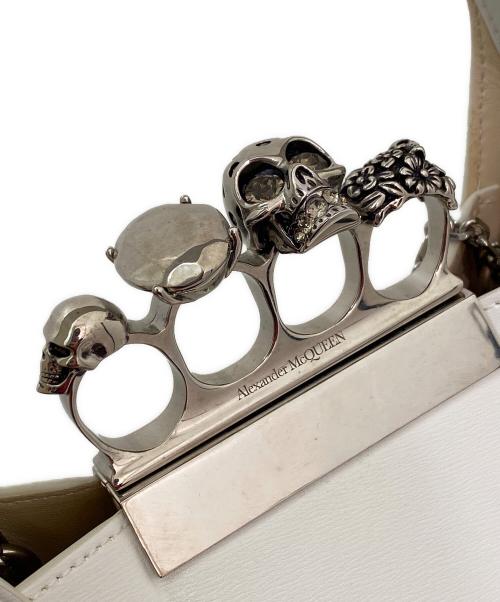 ALEXANDER McQUEEN（アレキサンダーマックイーン）ALEXANDER McQUEEN (アレキサンダーマックイーン) ジュエルホーボー ホワイトの古着・服飾アイテム