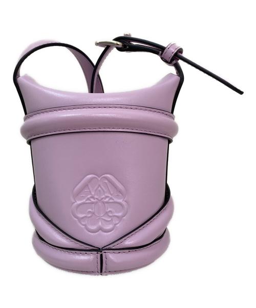 ALEXANDER McQUEEN（アレキサンダーマックイーン）ALEXANDER McQUEEN (アレキサンダーマックイーン) ミニショルダーバッグ パープルの古着・服飾アイテム