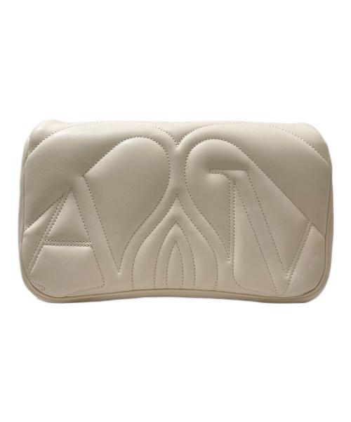 ALEXANDER McQUEEN（アレキサンダーマックイーン）ALEXANDER McQUEEN (アレキサンダーマックイーン) チェーンショルダーバッグ ホワイトの古着・服飾アイテム