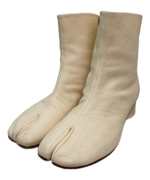 Maison Margiela（メゾンマルジェラ）Maison Margiela (メゾンマルジェラ) タビブーツ アイボリー サイズ:38の古着・服飾アイテム