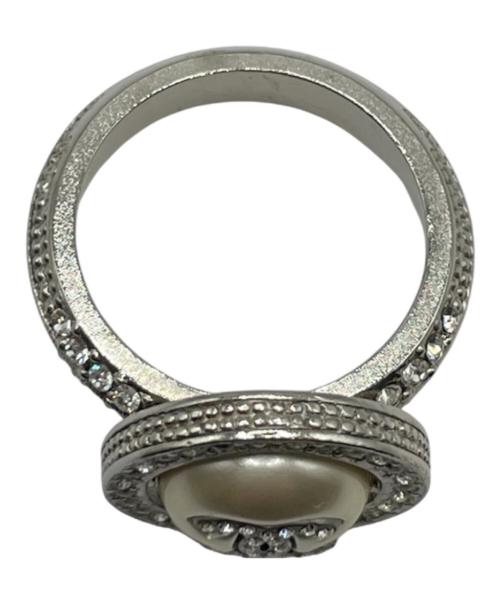 CHANEL（シャネル）CHANEL (シャネル) ココマークパールリング シルバー サイズ:11号の古着・服飾アイテム