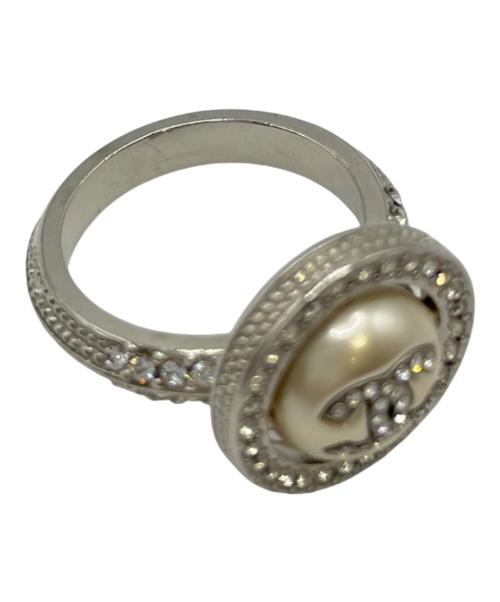 CHANEL（シャネル）CHANEL (シャネル) ココマークパールリング シルバー サイズ:11号の古着・服飾アイテム